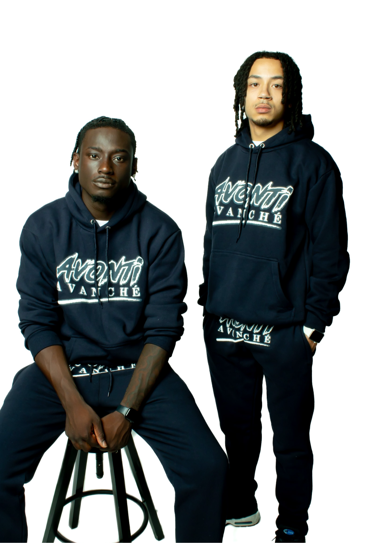 Avonti Perma Hoodie - Navy/White Men