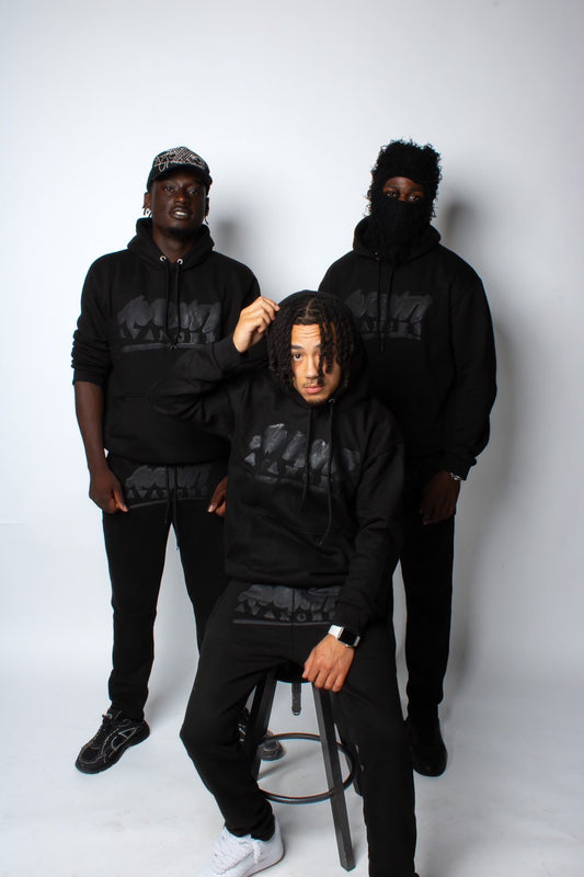 Avonti Full Black Perma Tracksuit - Men’s